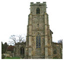 All Saints' Wickhambrook View From The West